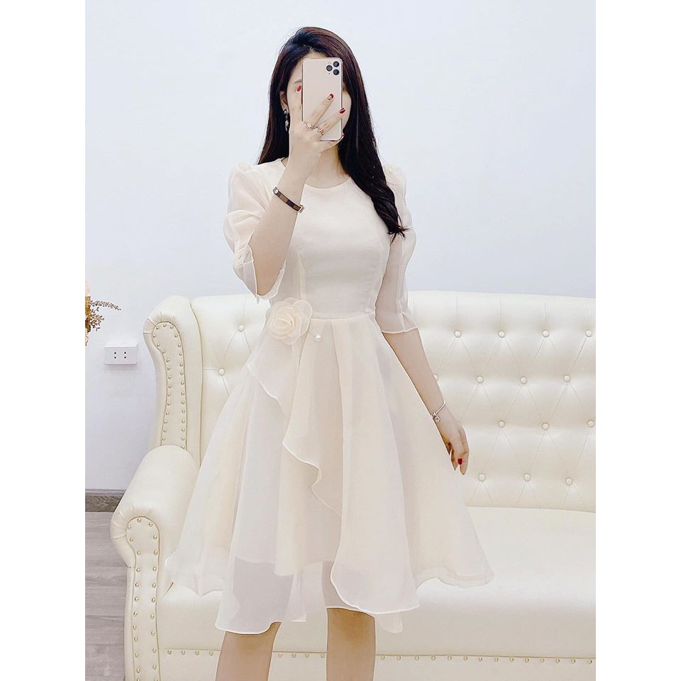 ĐẦM VOAN THIẾT KẾ ĐỘC QUYỀN SIÊU XINH ĐỦ SIZE S,M,L,XL,XXL - V5