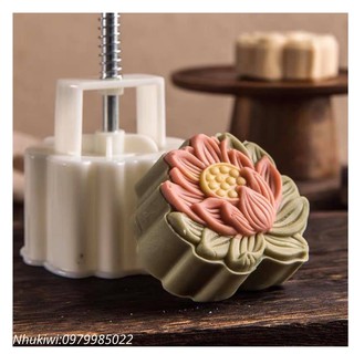 Khuôn Trung Thu 150g Hình Hoa Sen 3D