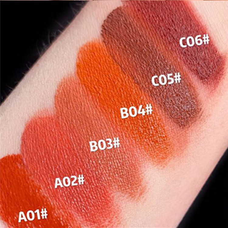 X1015 A6 Son Kem Trái Cây Xiyuan Lip Glaza Siêu Lì Và Mịn Môi, Son Lên Môi Cực Xinh