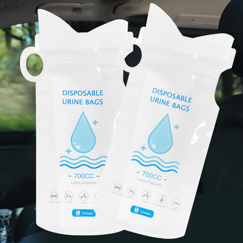Bộ 12 Túi Đi Vệ Sinh Khẩn Cấp 700Ml Dùng Một Lần Cho Nam Và Nữ