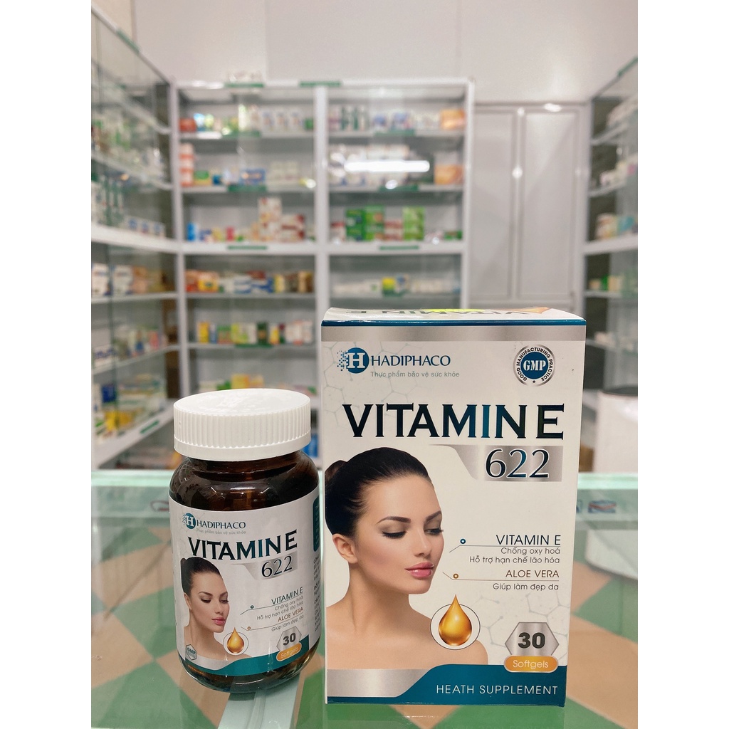 BỔ SUNG Vitamin E 622 chống oxi hóa, hỗ trợ hạn chế lão hóa , aloe vera giúp làm đệp da