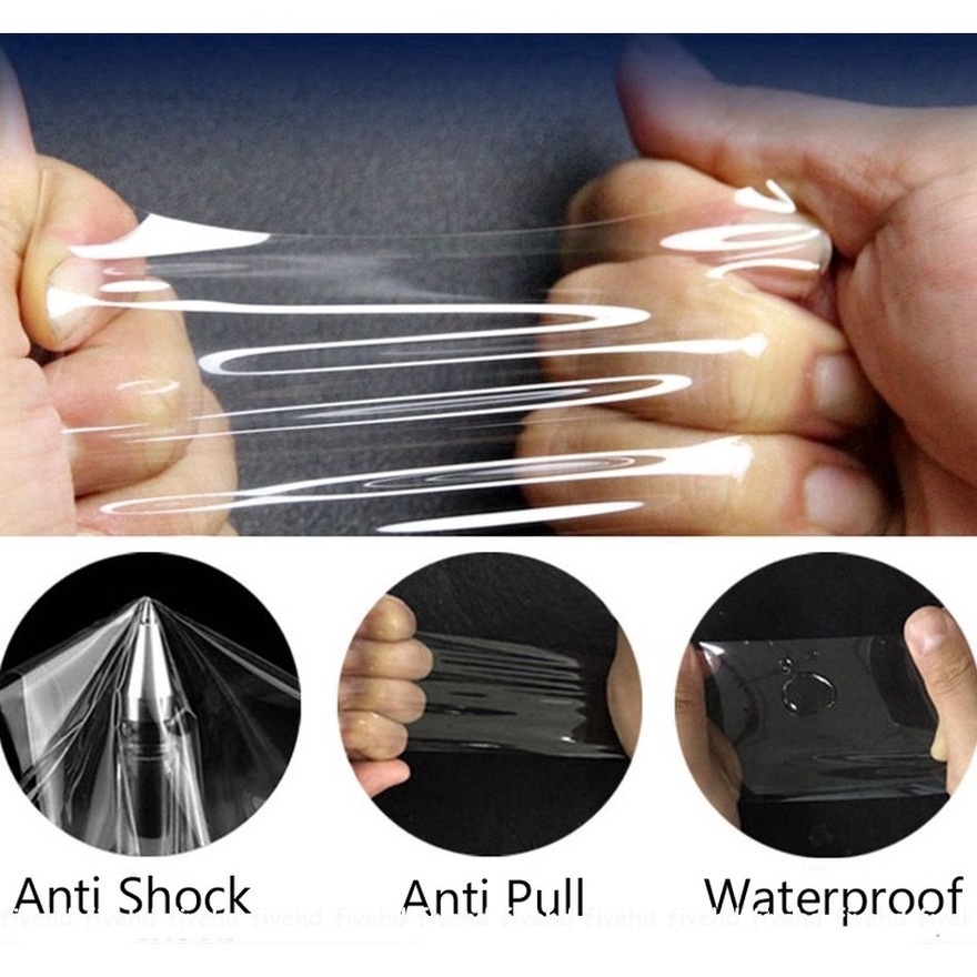 Miếng dán bảo vệ màn hình Hydrogel 35D cho Iphone SE 2020 13 12 11 Pro Max X Xs Max 8 7 6 6S Plus