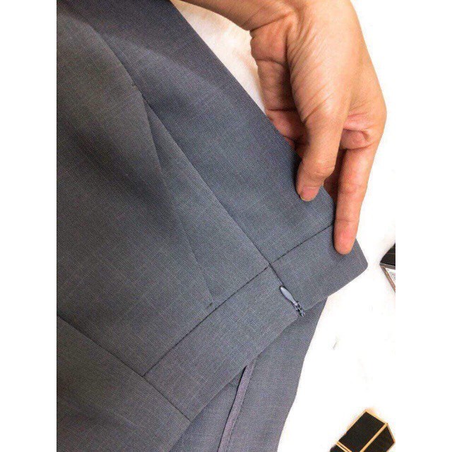 QUẦN BAGGY CÔNG SỞ KHOÁ GIỌT LỆ