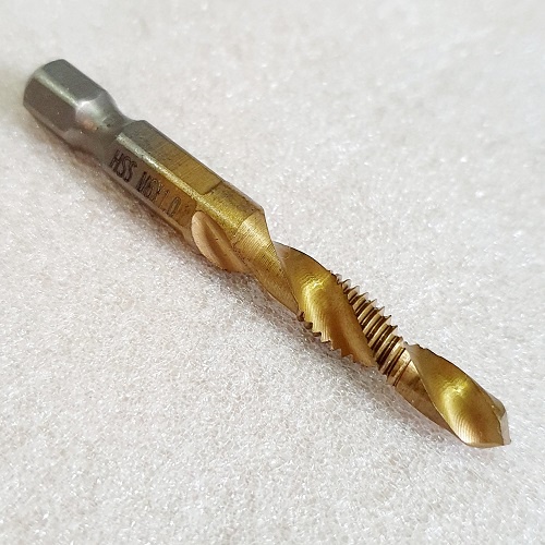 Một Mũi Khoan Tạo Ren Trong M6, Doa Âm Mũi Vít, Chuôi Lục Giác 6 Ly M6x1.09