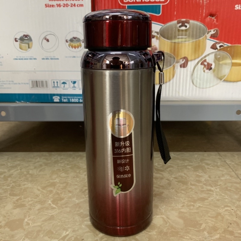 Bình giữ nhiệt inox 800ml cao cấp,an toàn cho sức khoẻ