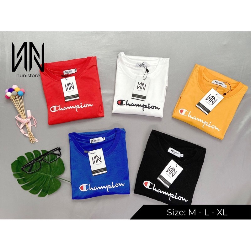 ÁO THUN UNISEX THÊU CHAMPION