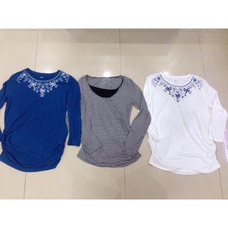 Áo dài tay Old Navy nhún 2 bên