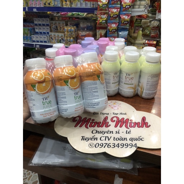 Nước Uống Sữa Trái Cây Vị Cam /Dâu Của TH chai 300ml 11k