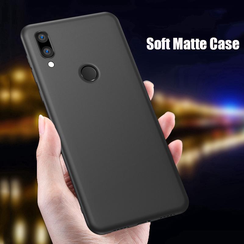 Ốp silicon dẻo nhám siêu mỏng bảo vệ toàn diện cho điện thoại Xiaomi Redmi Note 7 Pro