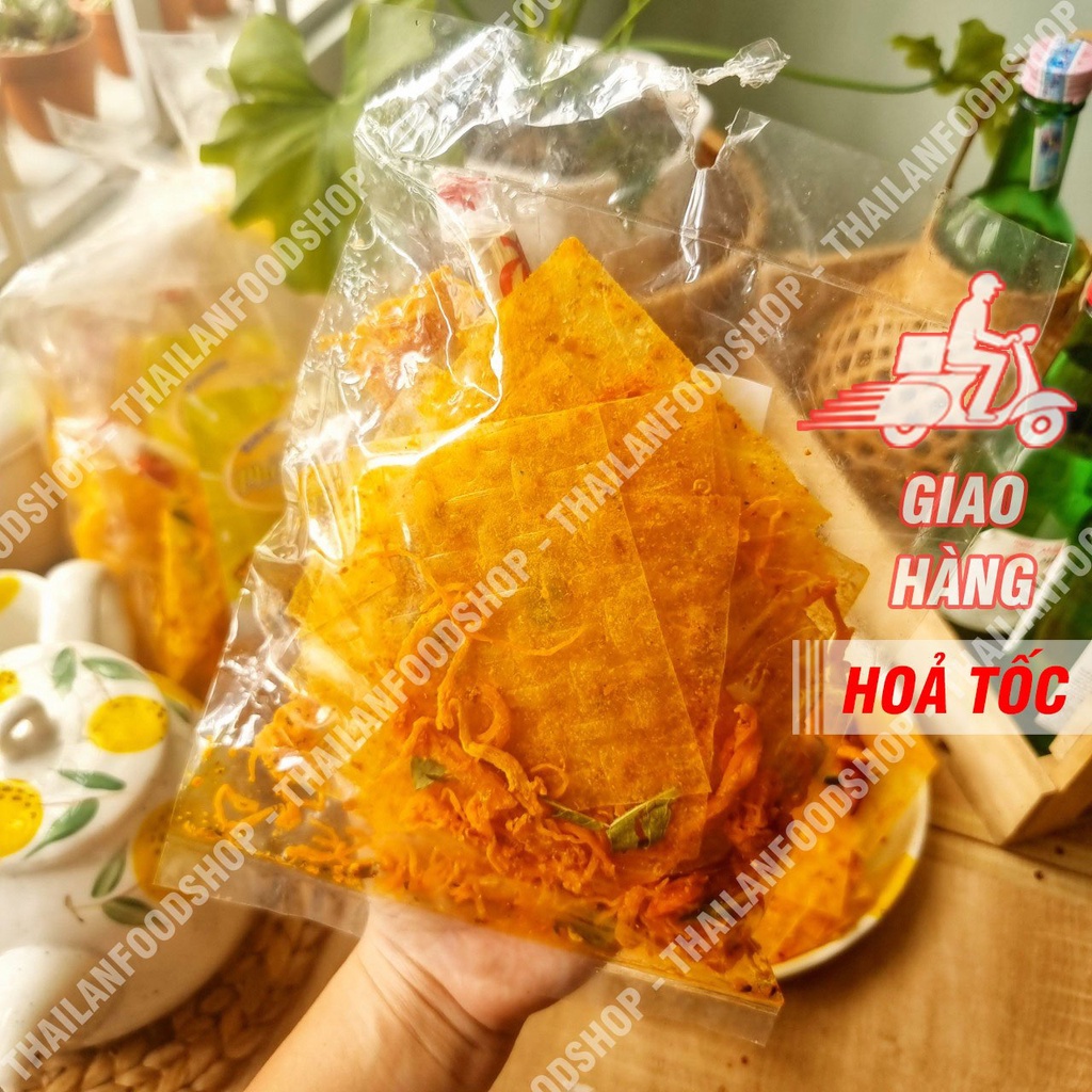 Bánh Tráng Phô Mai Mix Khô Gà - Xâu 10 Gói