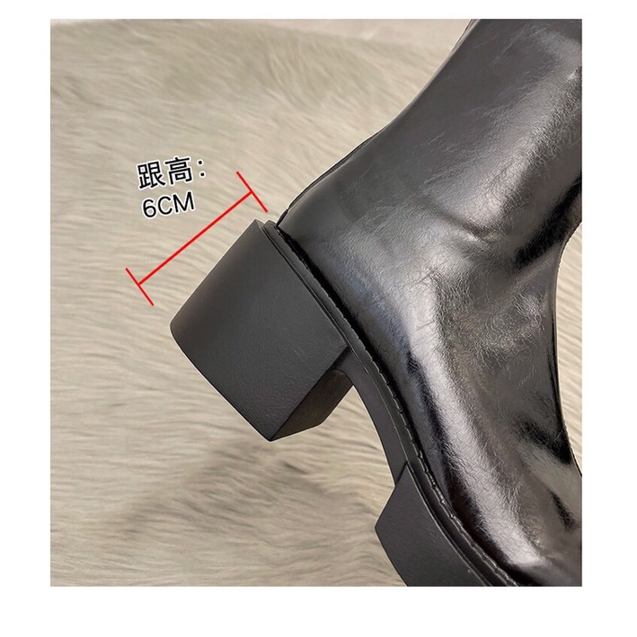 Boot đùi 42cm-đế trụ vuông 6cm-da xịn cực kì mềm
