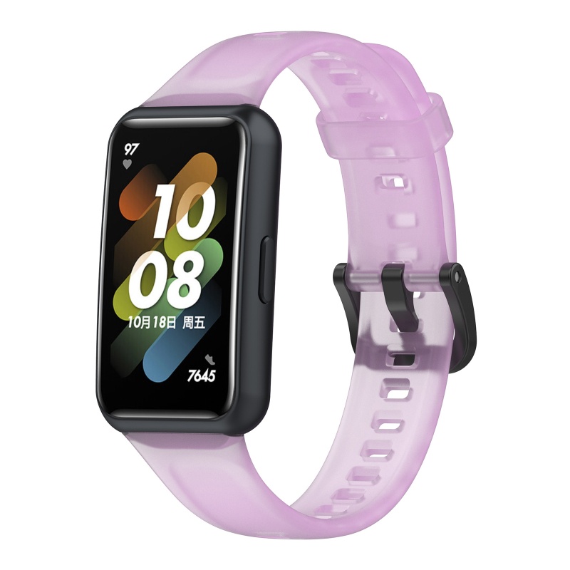 Dây Đeo Silicone Trong Mờ Cho Đồng Hồ Thông Minh Huawei Band 7