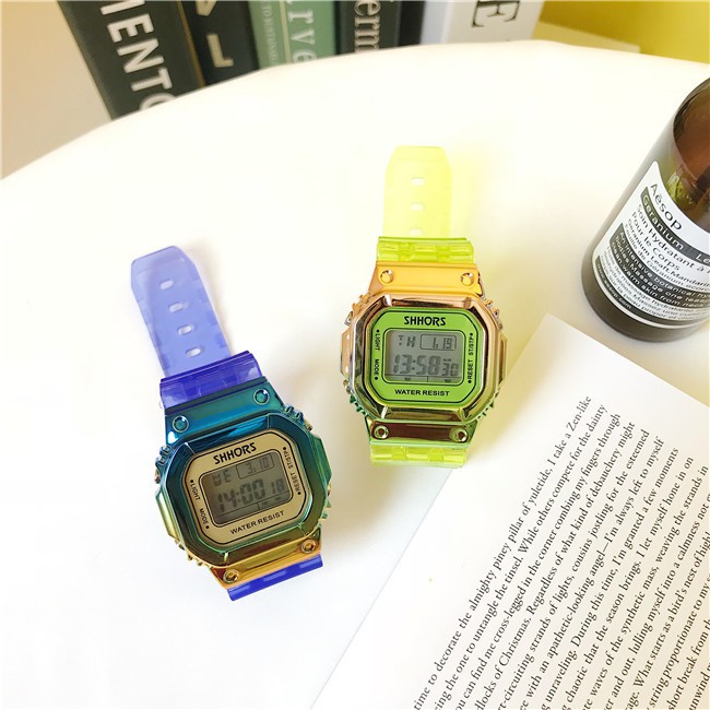 Đồng hồ thể thao nữ & trẻ em SHHORS màu sắc cá tính 718XC. | BigBuy360 - bigbuy360.vn