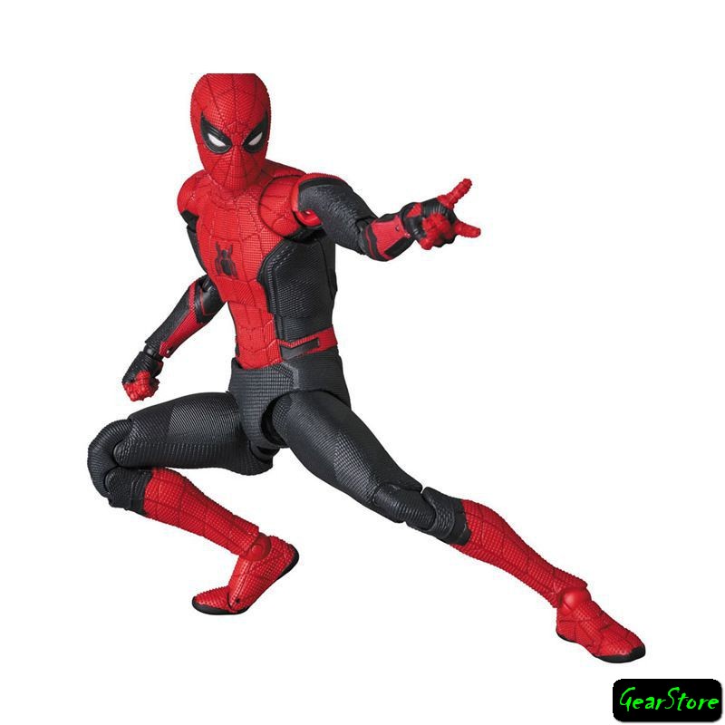 Mô hình nhân vật spider man Far From Home upgaded Suit FIGMA FIGURE MAF 113 AVENGERS cử động được 15cm
