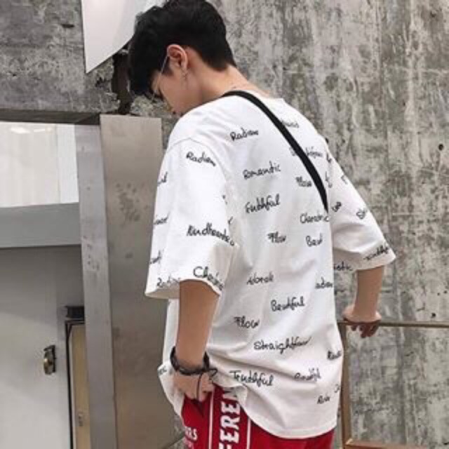 Áo thun tay lỡ form rộng nam Unisex