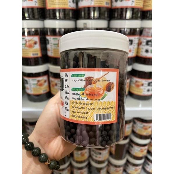 Viên Hà thủ ô mật ong 1 kg ngon tác dụng đen tóc