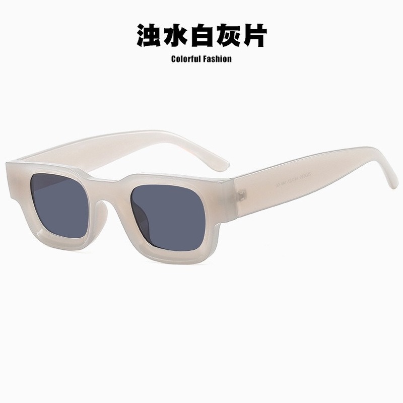 (KIQI-FASHION) COD Kính Mát Gọng Vuông Chống Tia Uv400 Thời Trang Dành Cho Nam Và Nữ