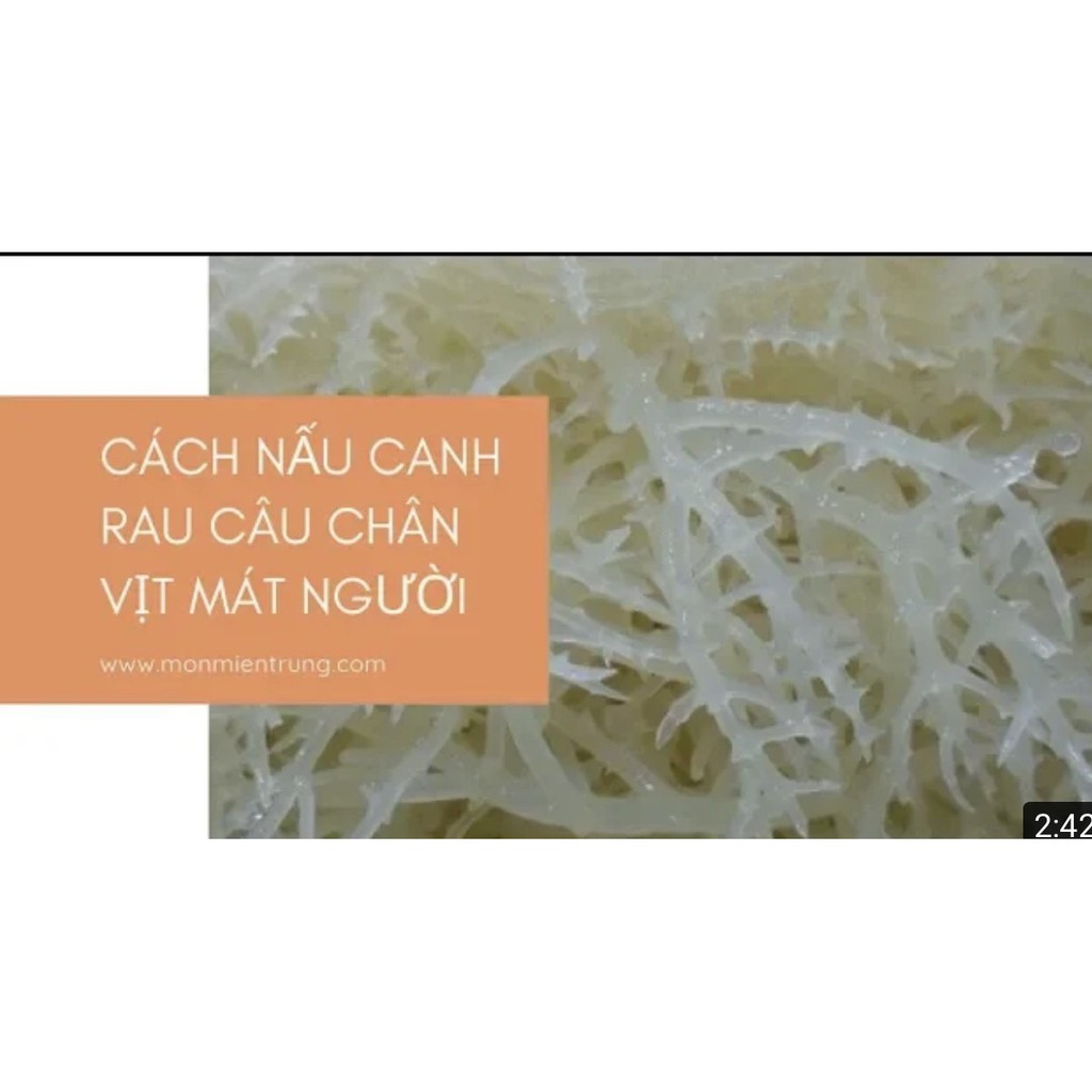 Rau câu sợi ngắn thương hiệu ANN 1 gói 50 gram -Chất lượng thơm ngon