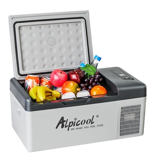Mã C15 15L Alpicool tủ lạnh mini xe hơi và gia đình