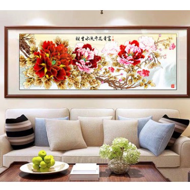 CHỈ LỤA THÊU KÍN - tranh thêu chữ thập hoa  CHƯA THÊU | BigBuy360 - bigbuy360.vn