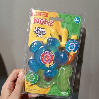 Gặm nướu silicon Nuby cho bé 3M+