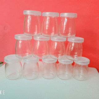Combo 12 lọ thủy tinh làm sữa chua