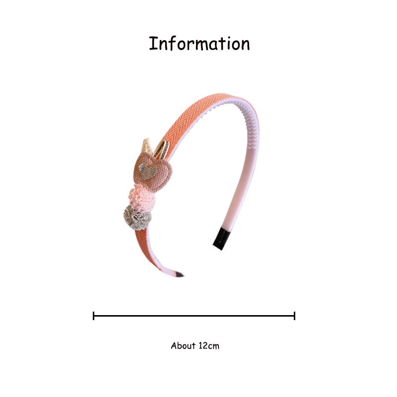 Băng Đô Cài Tóc Họa Tiết Hoạt Hình Phong Cách Hàn Quốc Dễ Thương Cho Bé Gái