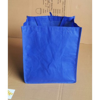 [COMBO 10 Túi vải không dệt dạng hộp 65K] - Túi siêu thị, túi đi chợ thay thế túi nylon