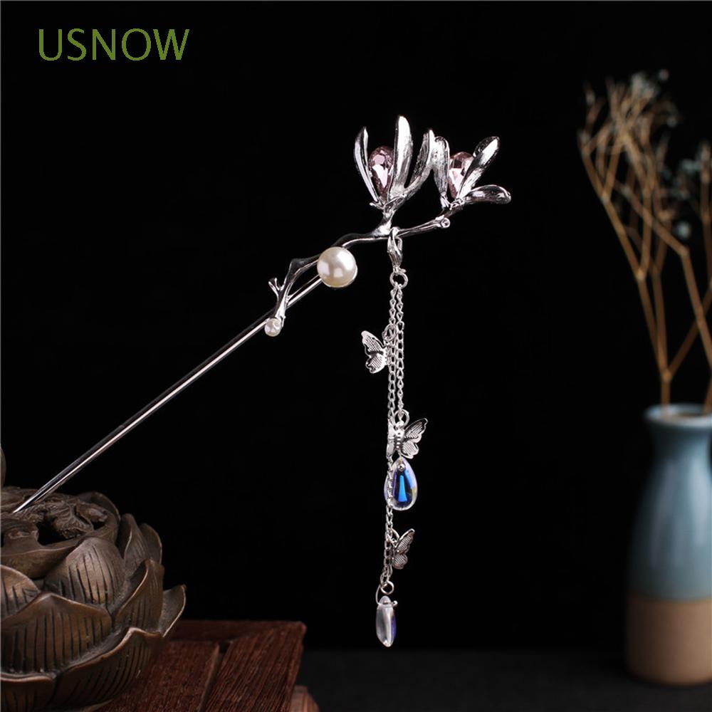 Trâm Cài Tóc Đính Ngọc Trai Giả Xinh Xắn Cho Cô Dâu