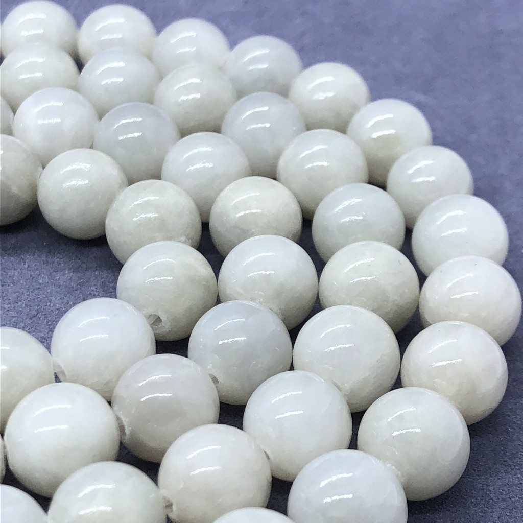 Chuỗi Hạt Đá Ngọc Bích Tròn Tự Nhiên 6-12mm Dùng Làm Vòng Tay Diy