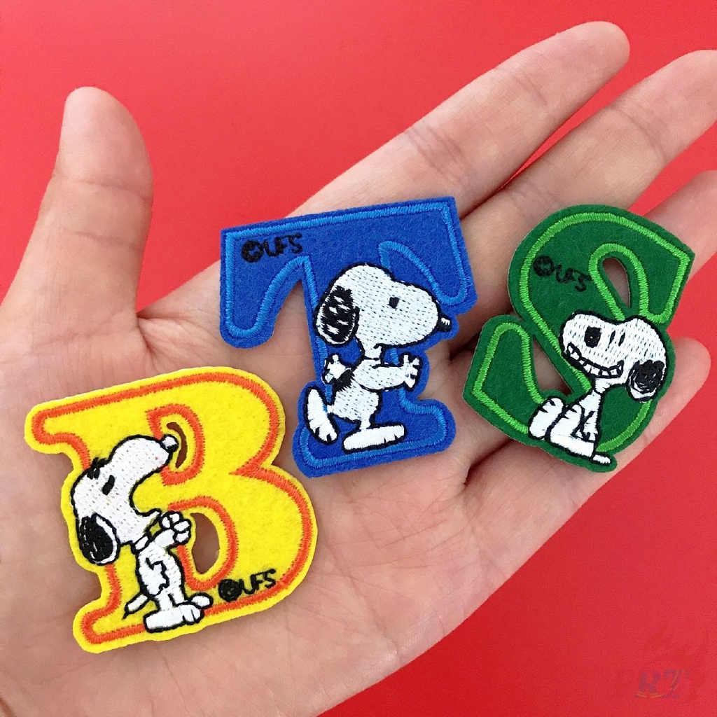 ☸ Snoopy Patch ☸ 3Pcs/set KPOP BTS / EXO Diy Sew on Iron on Badges Patches Apparel Appliques