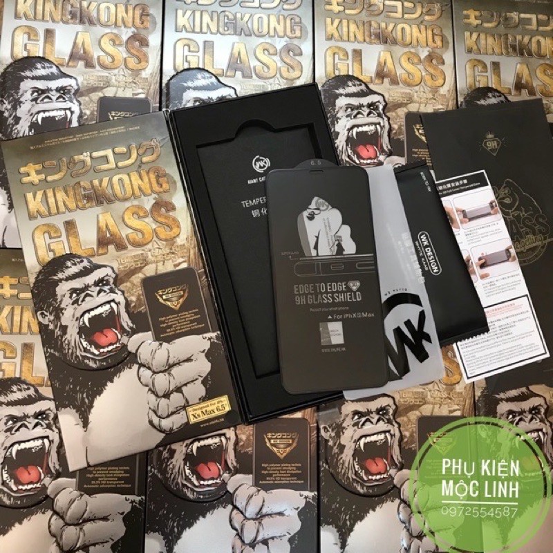 Kính Cường Lực KingKong Full dành cho Iphone