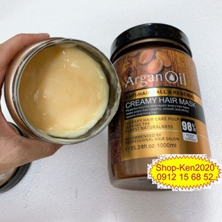 Kem hấp ủ tóc argan oil creamy hair mask 1000ml
