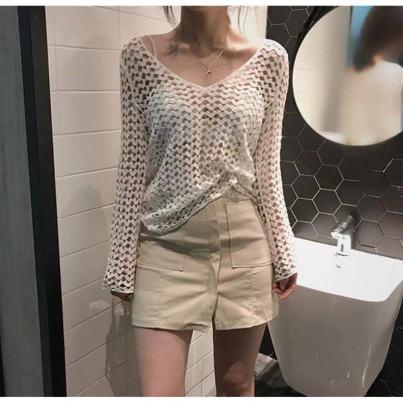 Áo ren lưới đi biển sexy * | BigBuy360 - bigbuy360.vn