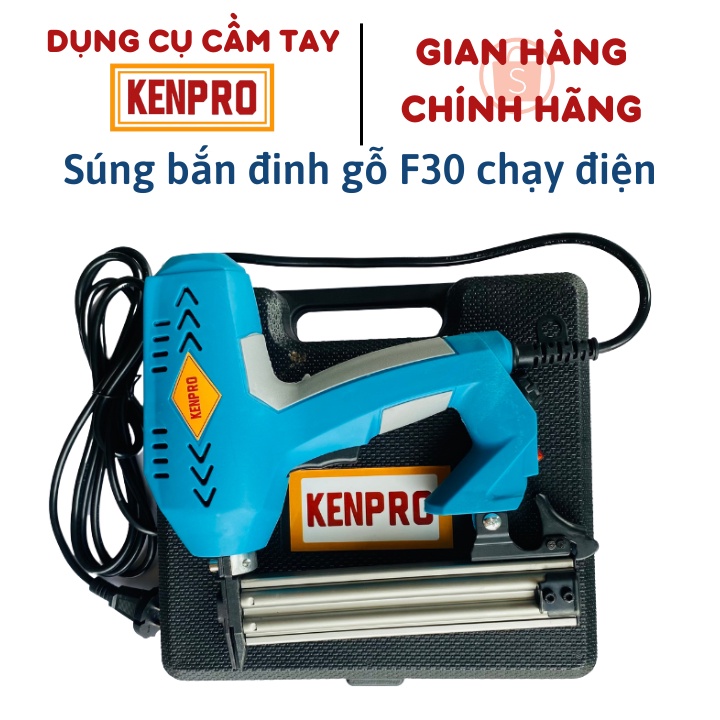 Súng bắn đinh gỗ F30 chạy điện 220V-Máy bắn đinh gim F30