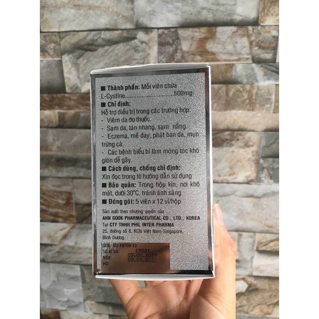 VIÊN UỐNG L-CYSTINE BỔ SUNG DƯỠNG CHẤT CHO DA,TÓC,MÓNG 60 viên nang mềm | BigBuy360 - bigbuy360.vn