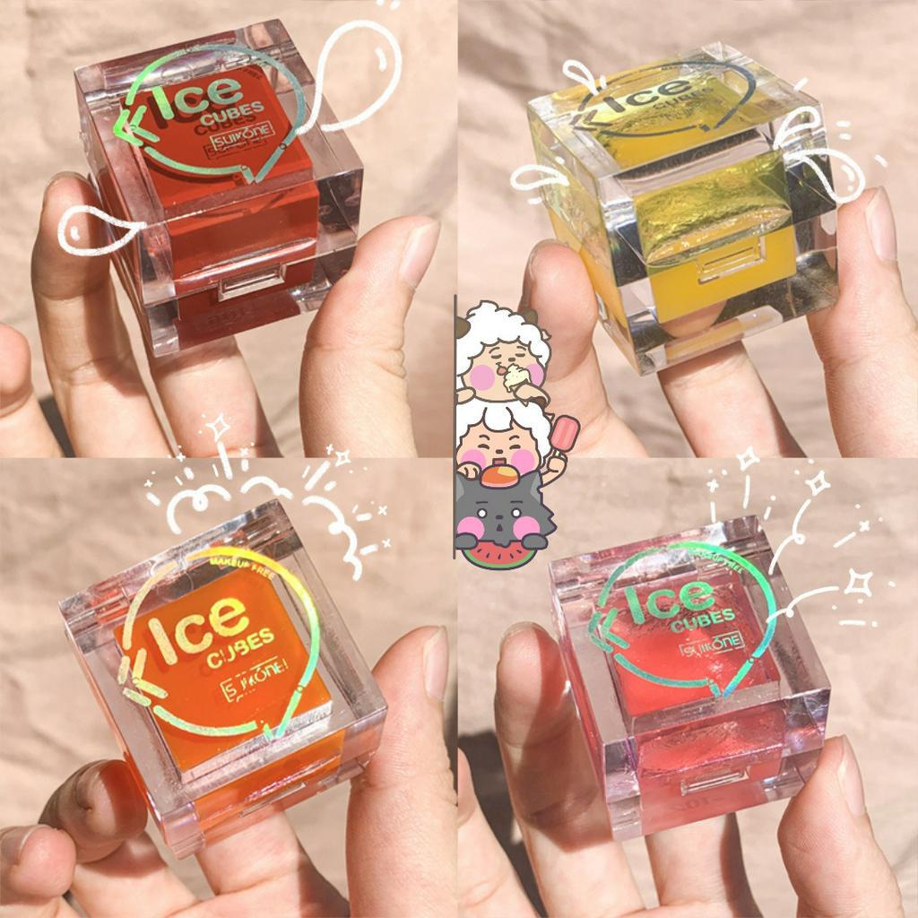 Son Dưỡng Môi Suikone Giữ Ẩm Thiết Kế Hình Viên Đá