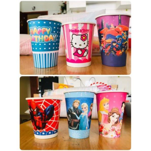 Set 5 ly giấy sinh nhật