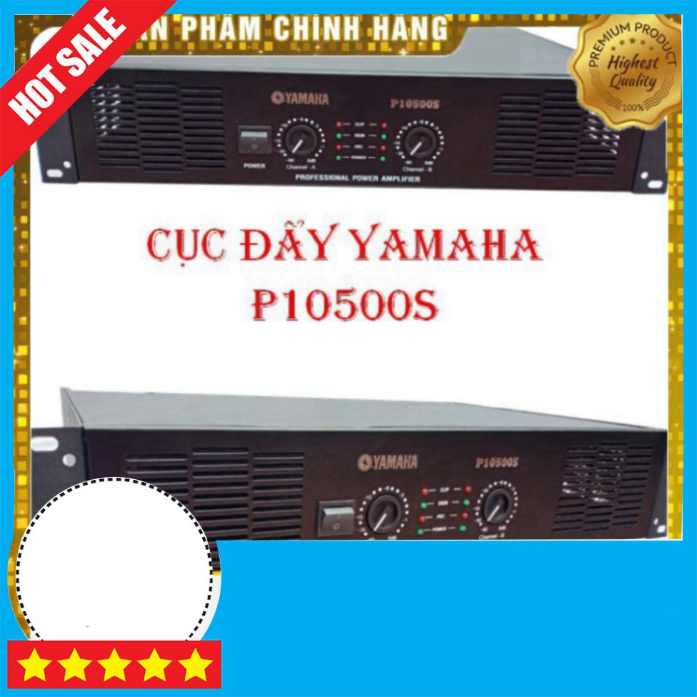 Cục đẩy công suất loại 1 YAMAHA P10500S công suất đẩy mạnh mẽ 2600W khuếch đại tín hiệu ra loa bảo hành 12 tháng