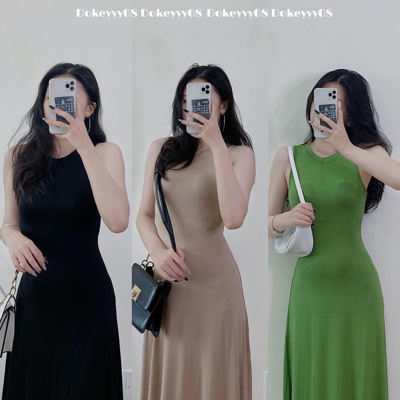 Váy body dáng dài thun lạnh 566