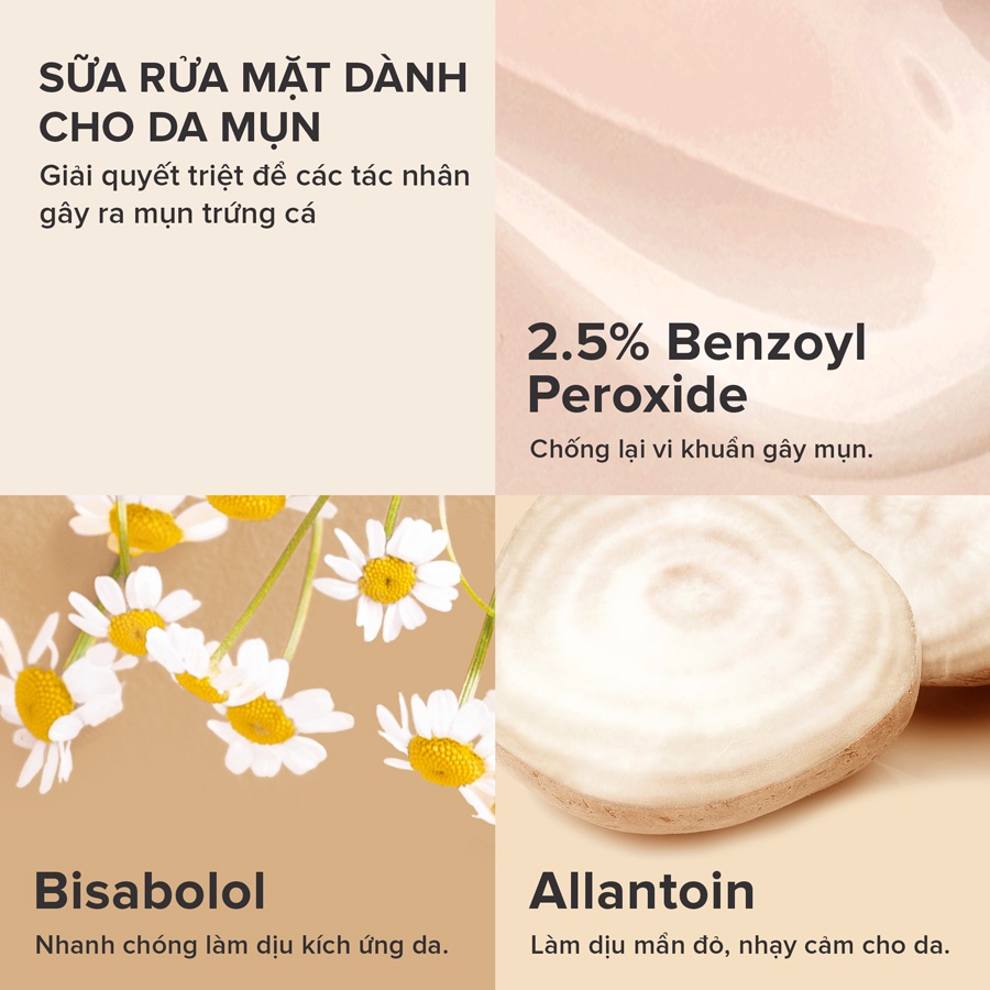 Kem chấm mụn giảm sưng đỏ chống viêm chứa 5% Benzoyl Peroxide Paula's Choice Clear Extra Strength Daily Skin Treatment