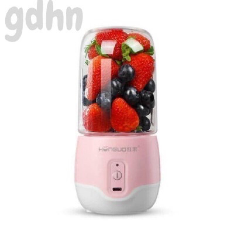 Máy say sinh tố mini cầm tay, sạc pin. Máy say sinh tố đa năng mini 300ml