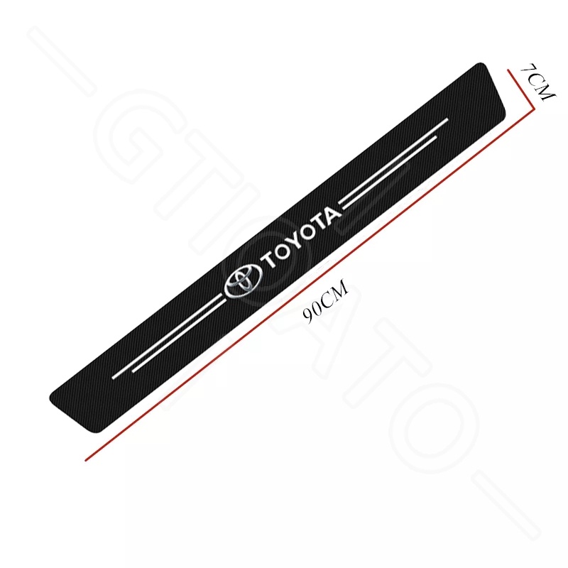GTIOATO 1 Chiếc Sợi Carbon Dán Xe Bảo Vệ Cốp Sau Xe Hơi DáN ChốNg XưỚC Ô Tô Dán Cốp Xe Hơi Phụ KiệN Ô Tô Cho Toyota Raize Corolla Cross Vios Veloz Innova Camry Hilux Yaris Fortuner Wigo Altis RAV4 Avanza Hiace