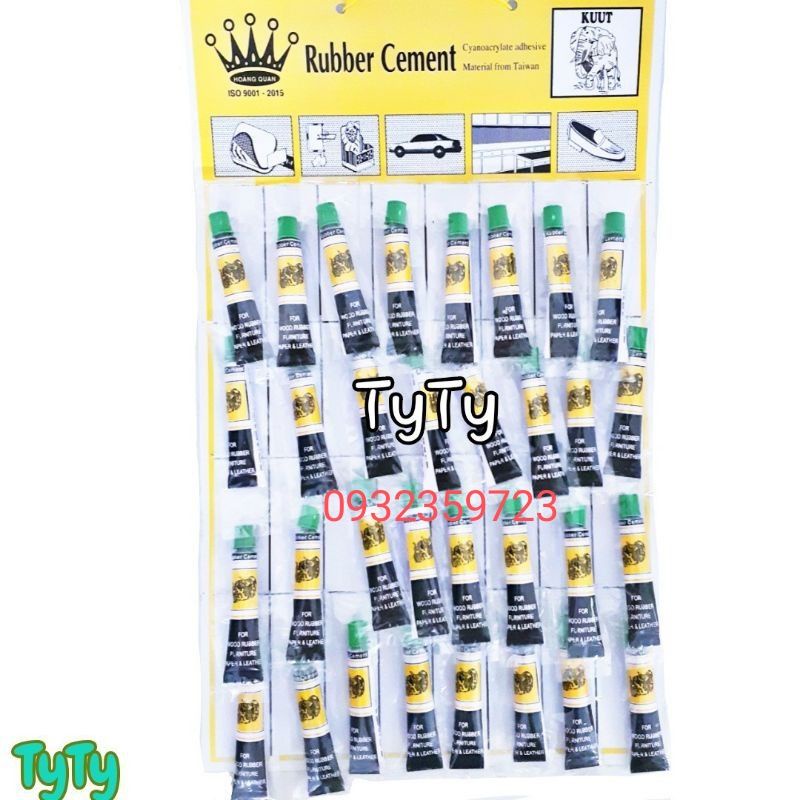 1 Vỉ 32 Tép Keo Dán Dép Chất Lượng😋