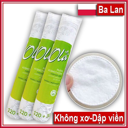 COMBO 20 Bông tẩy Trang Ola 150 Miếng Chính Hãng