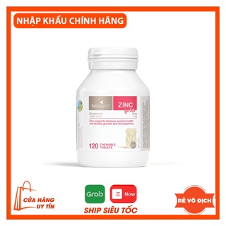 Viên bổ sung kẽm Zinc Bioisland Úc 120 viên cho bé từ 1 tuổi