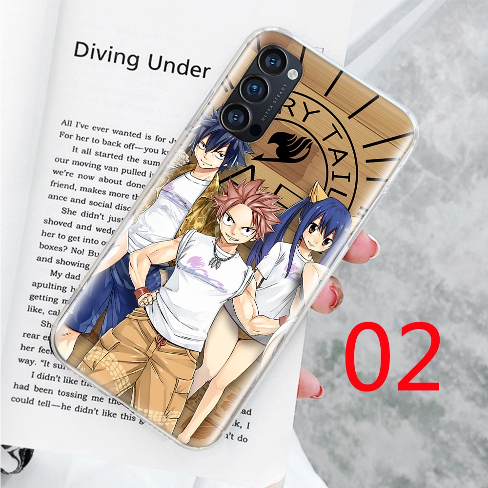 Wi-50 Ốp Điện Thoại Mềm Trong Suốt In Hình fairy tail Cho vivo y22s y16 y01 y02 y02s v25 v25e x80 pro