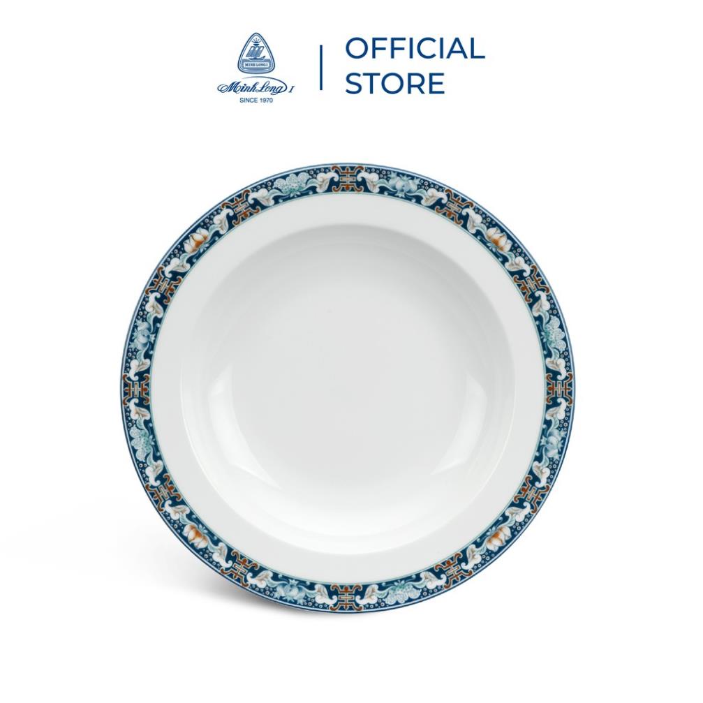 Bộ chén dĩa sứ Minh Long 36 sản phẩm - jasmine - Phước Lộc Thọ
