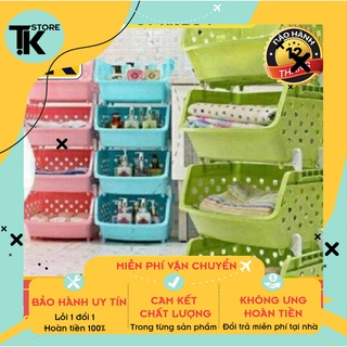 [Free Ship] Kệ Nhựa 4 Tầng MANU Đa Năng Kích Thước 32x28x80 Đựng Đồ Chất Liệu Nhựa Cao Cấp Dễ Tháo Lắp . .