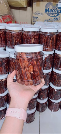 Me lào chấm muối ớt hũ 500gr